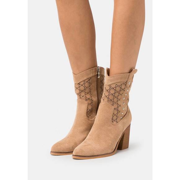 NEW XTI women's ankle country boots in brown - Picture 5 of 5